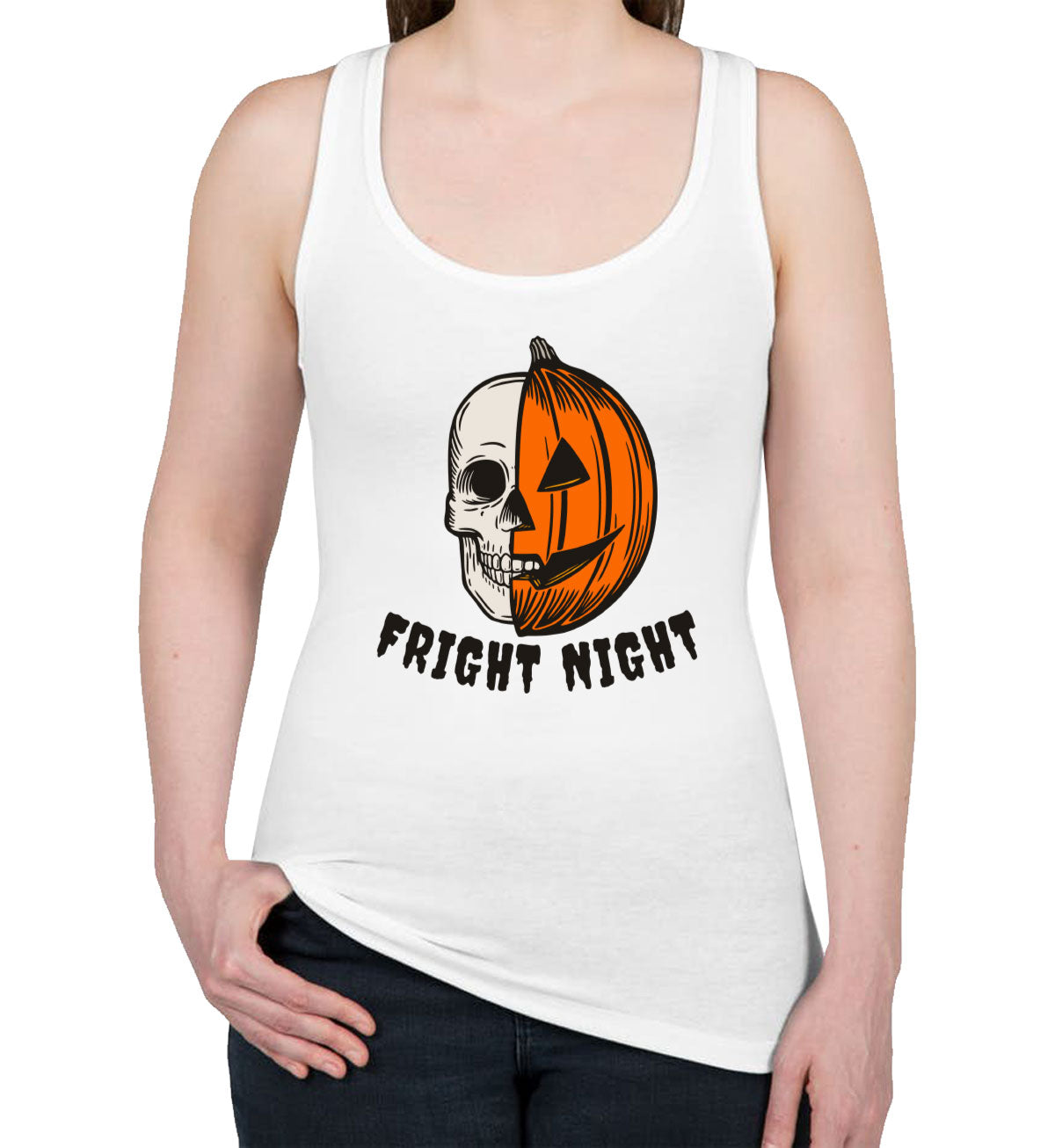 Fright Night Halloween Women's Racerback Tank Top