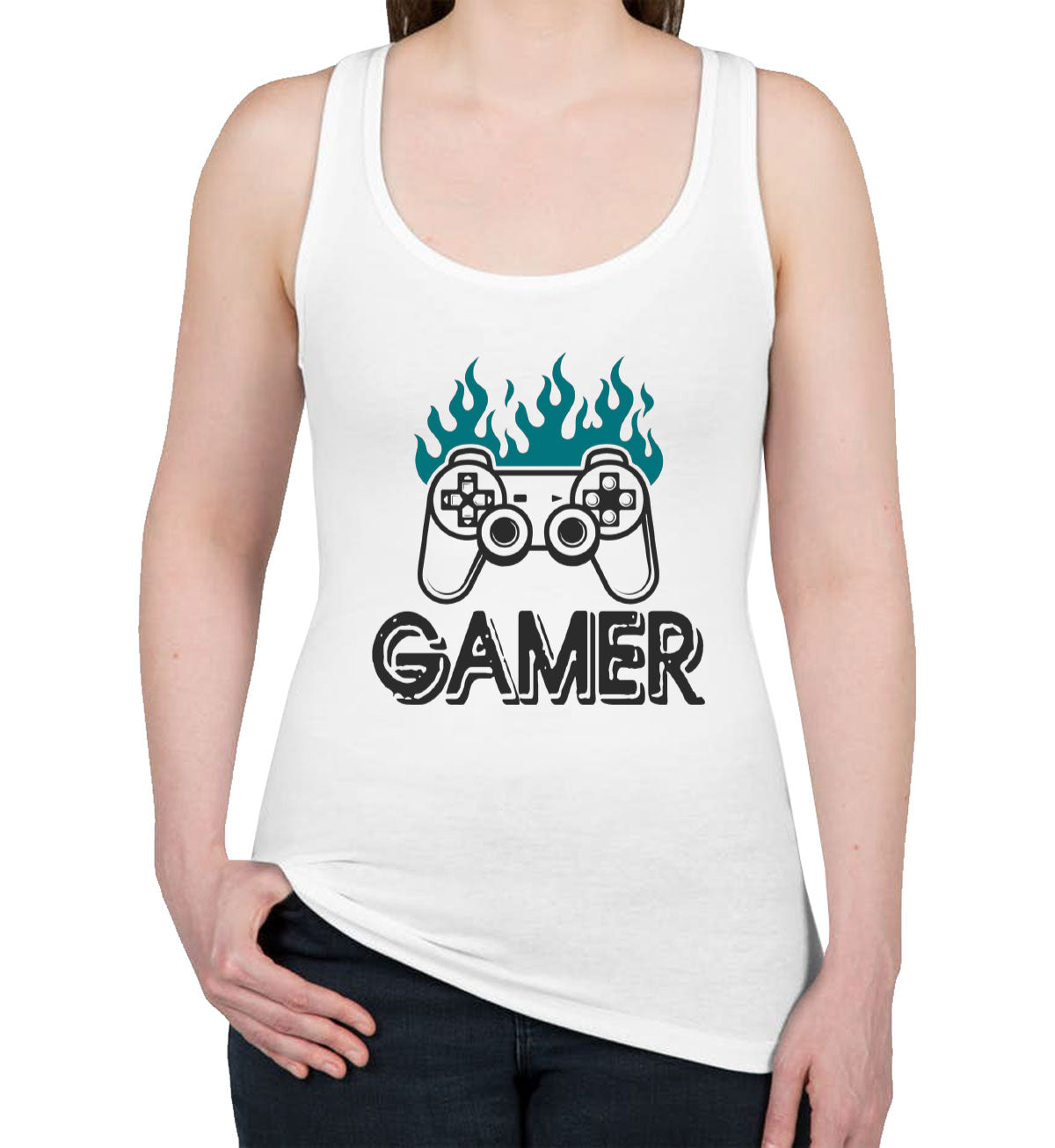 Gamer Women's Racerback Tank Top