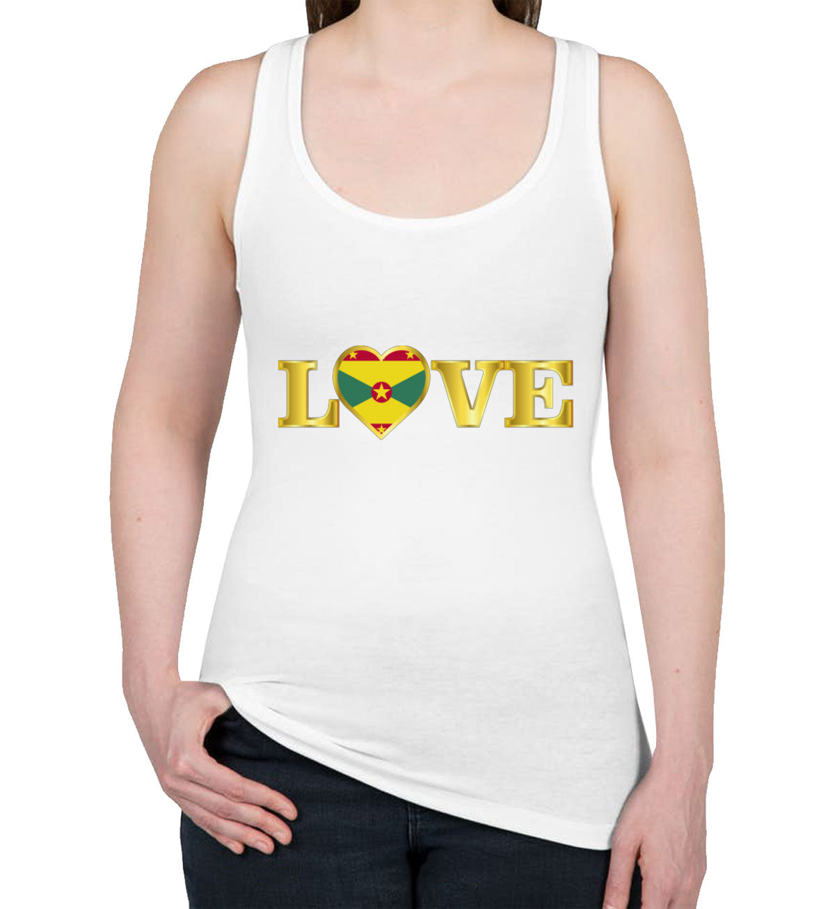 Grenada Love Women's Racerback Tank Top