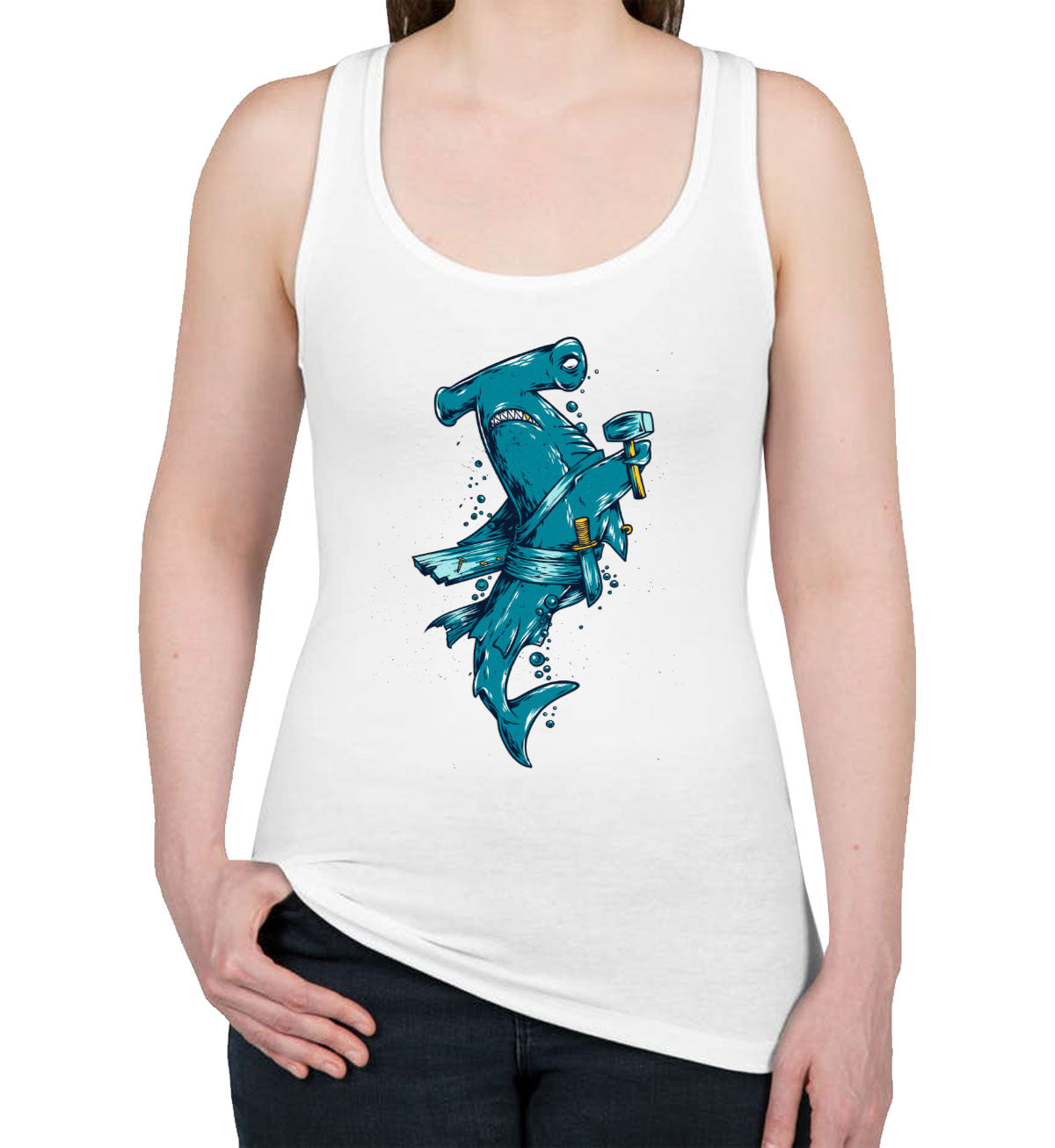 Hammerhead Shark Women's Racerback Tank Top