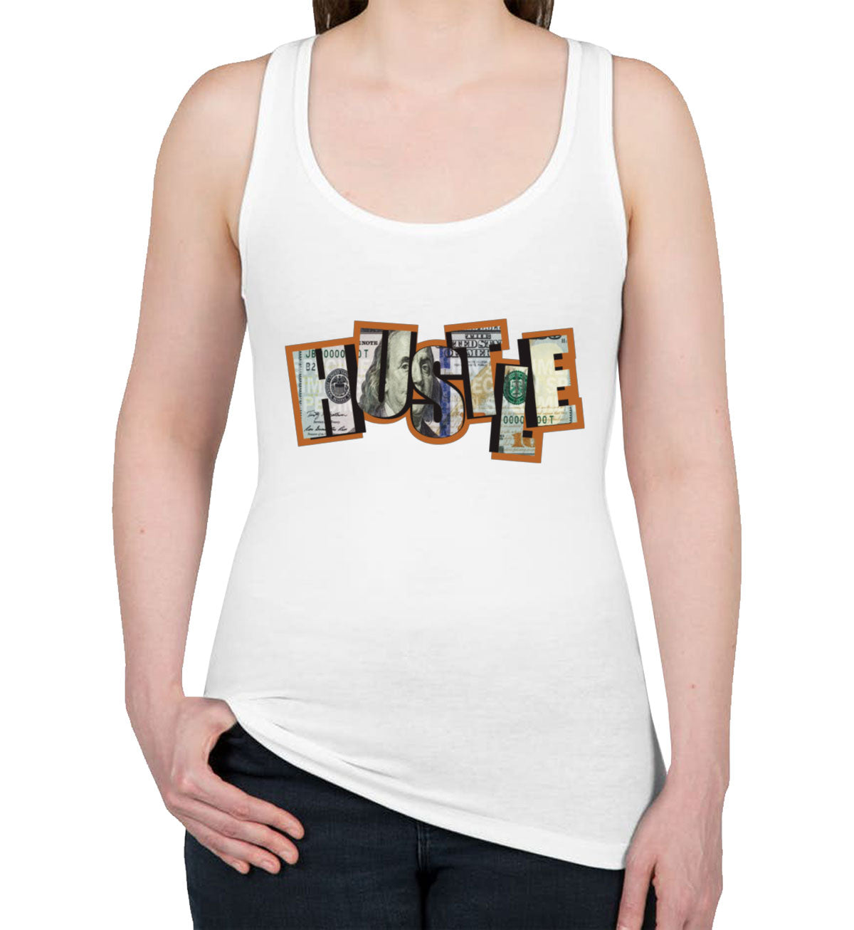 Hustle Money Women's Racerback Tank Top