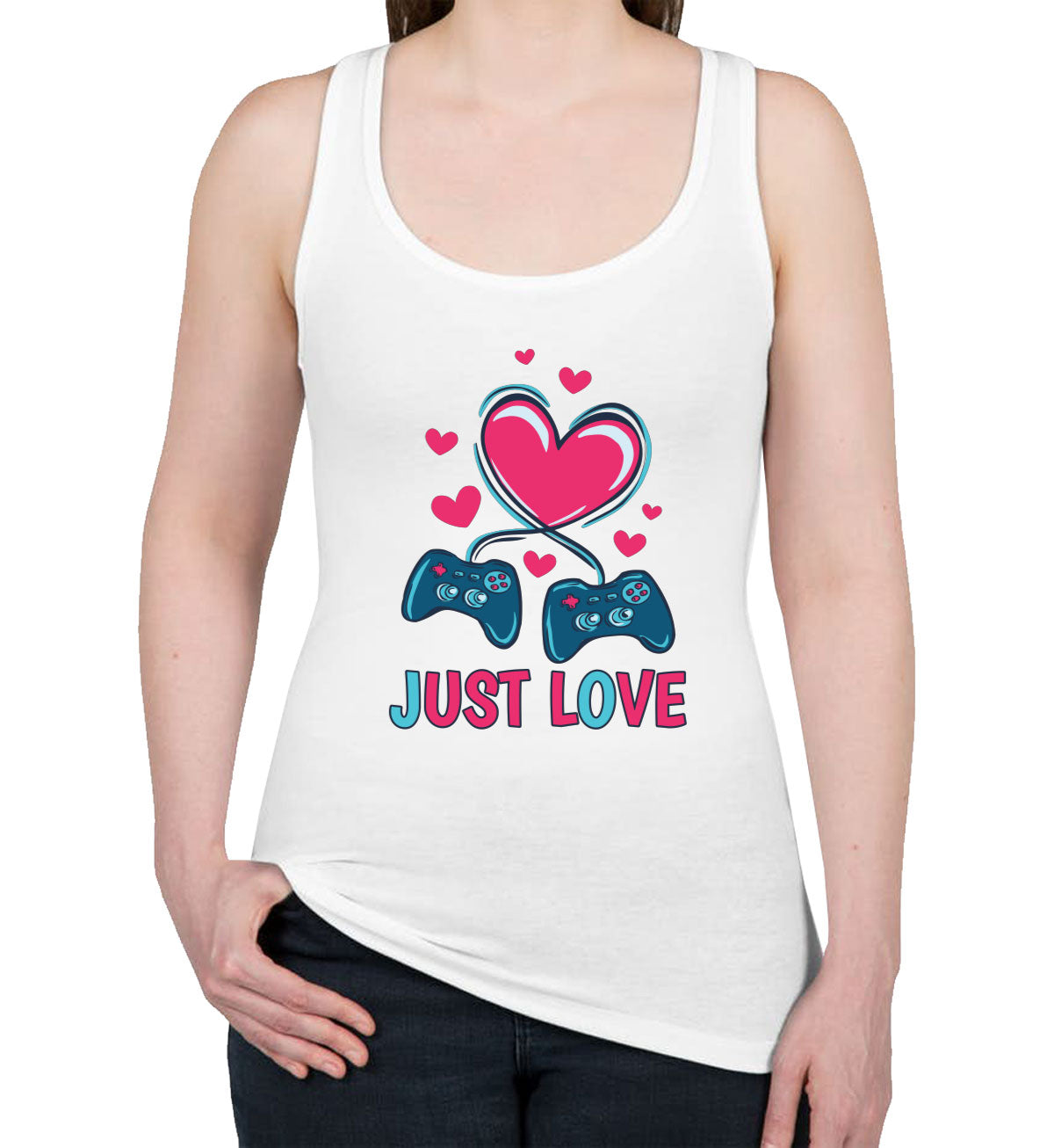 Just Love Game Women's Racerback Tank Top