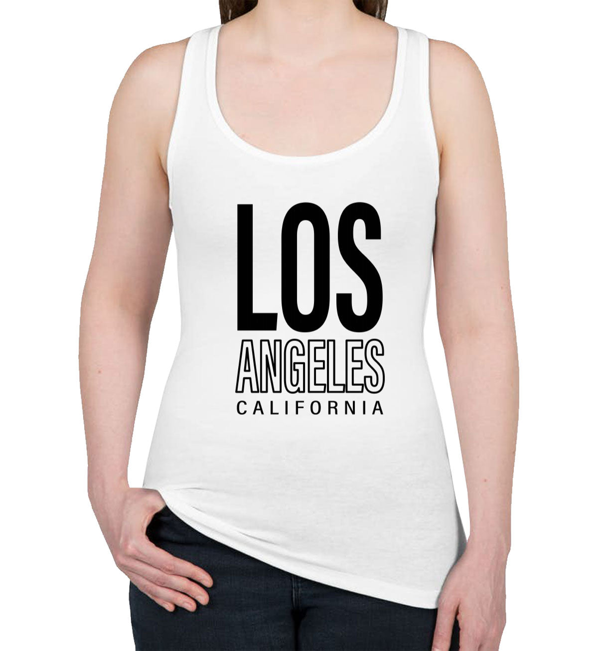Los Angeles California Women's Racerback Tank Top