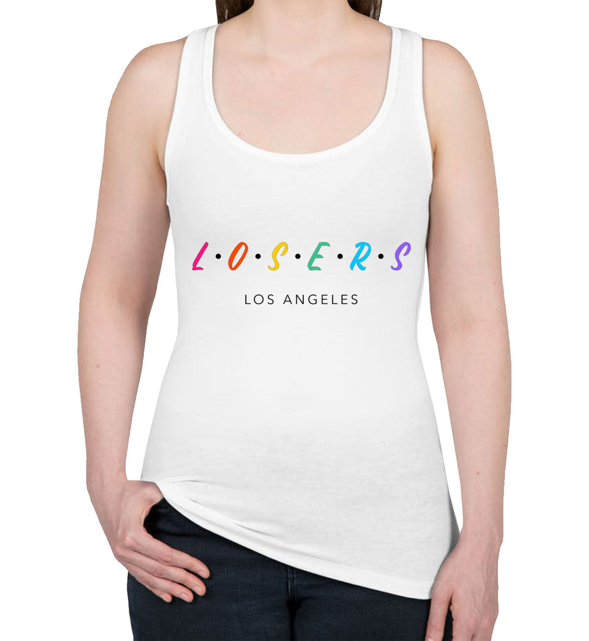 Losers Los Angeles Women's Racerback Tank Top