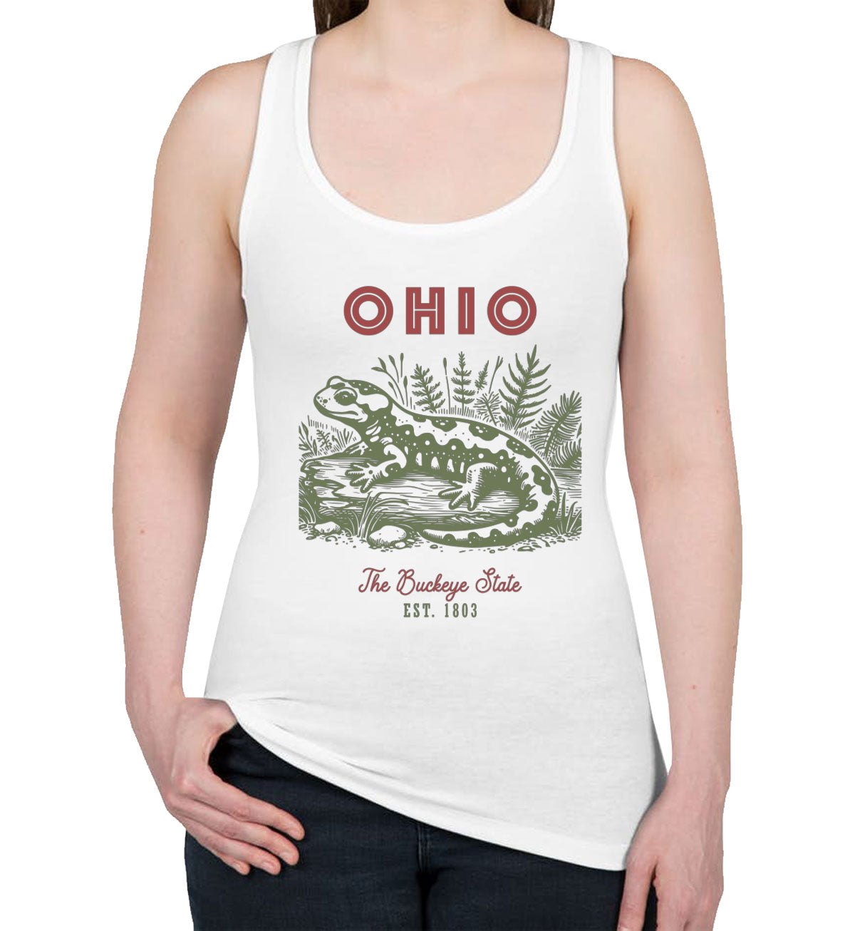 Ohio State Vintage Women's Racerback Tank Top