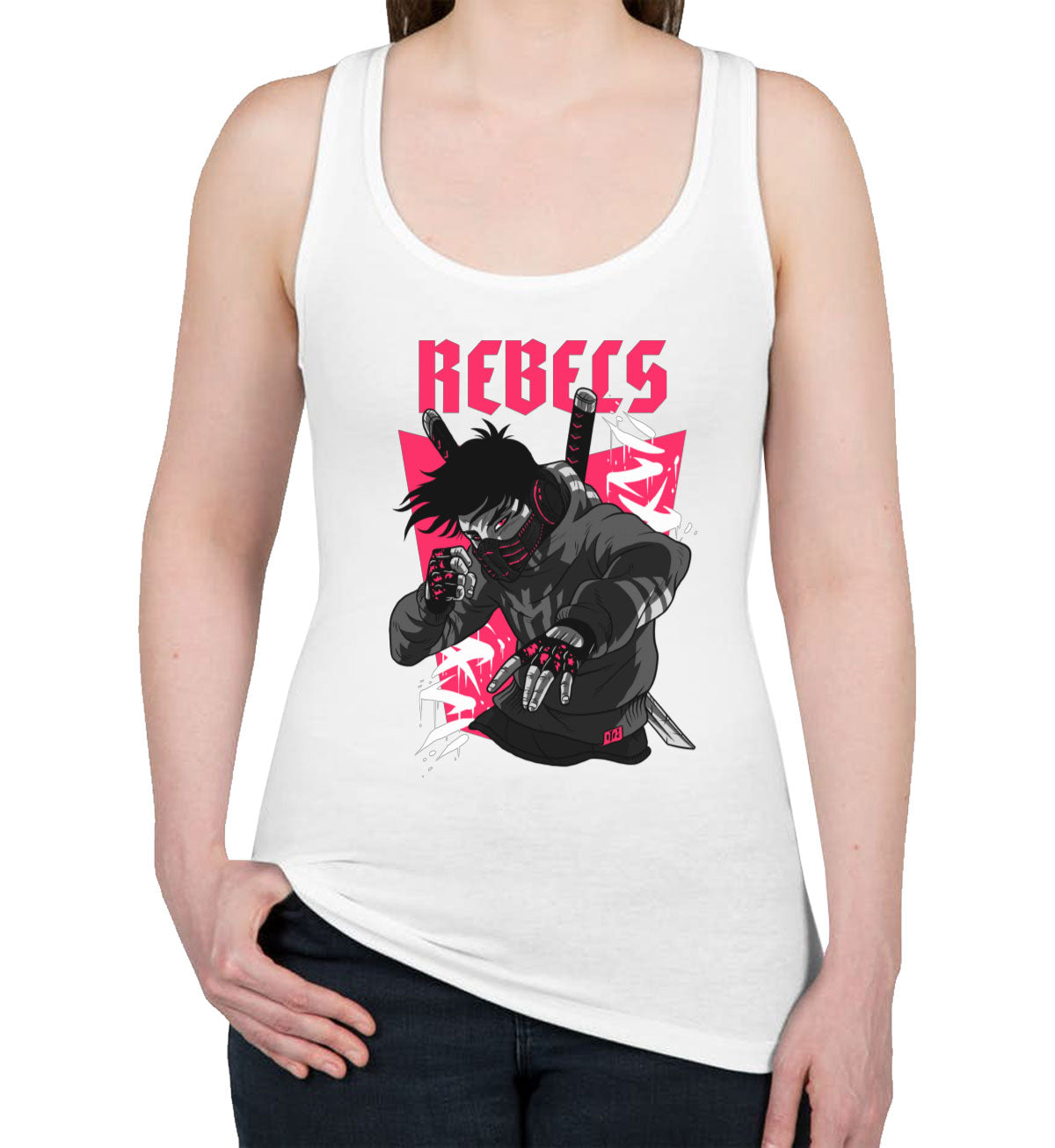 Rebels Anime Women's Racerback Tank Top