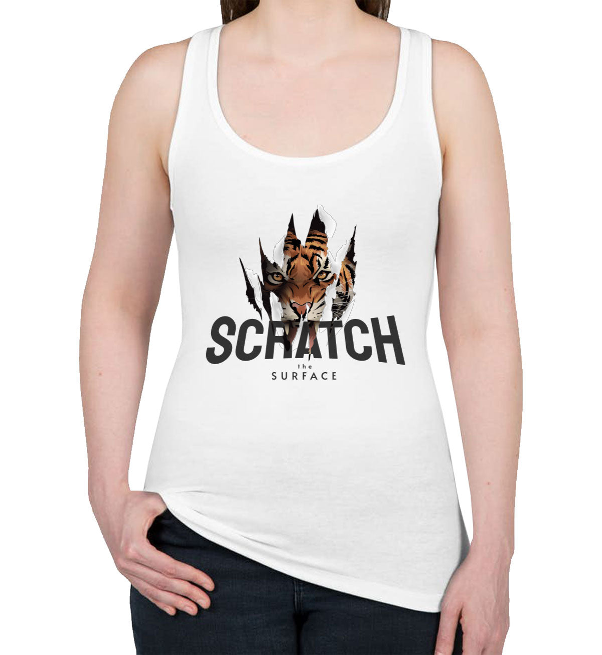 Scratch The Surface Women's Racerback Tank Top