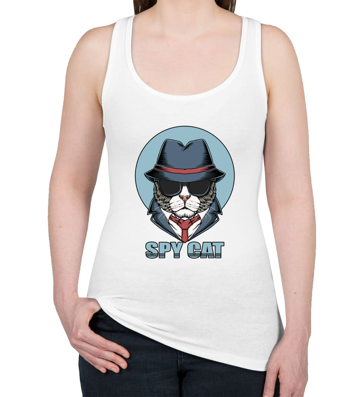 Spy Cat Women's Racerback Tank Top