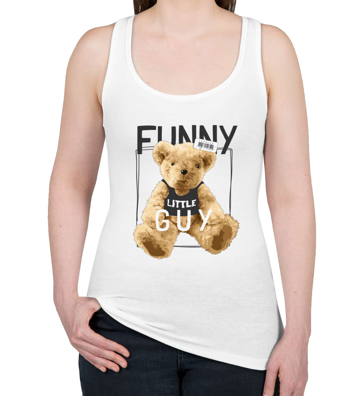 Teddy Bear Funny Women's Racerback Tank Top