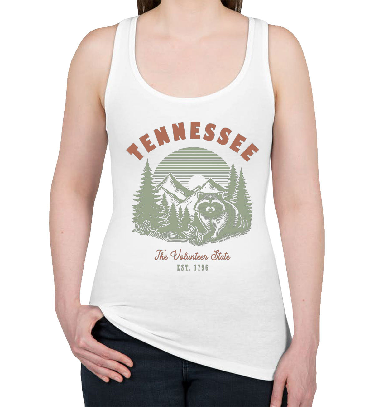 Tennessee State Vintage Women's Racerback Tank Top
