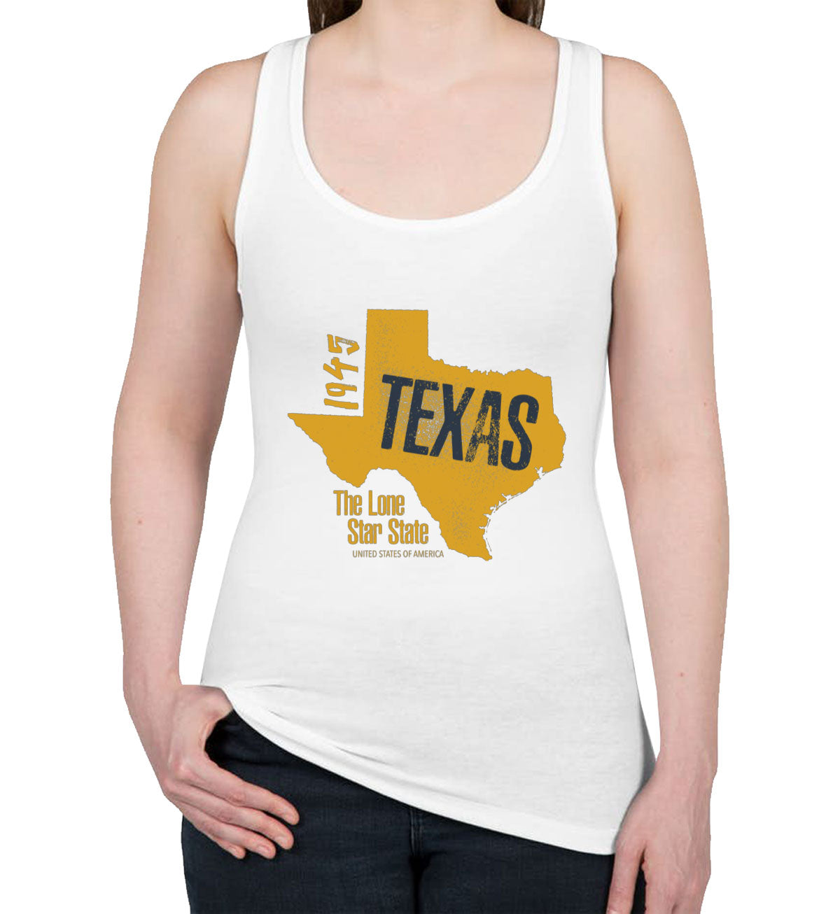 Texas The Lone Star State Women's Racerback Tank Top