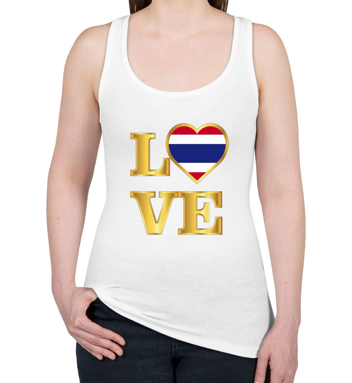 Thailand Love Women's Racerback Tank Top