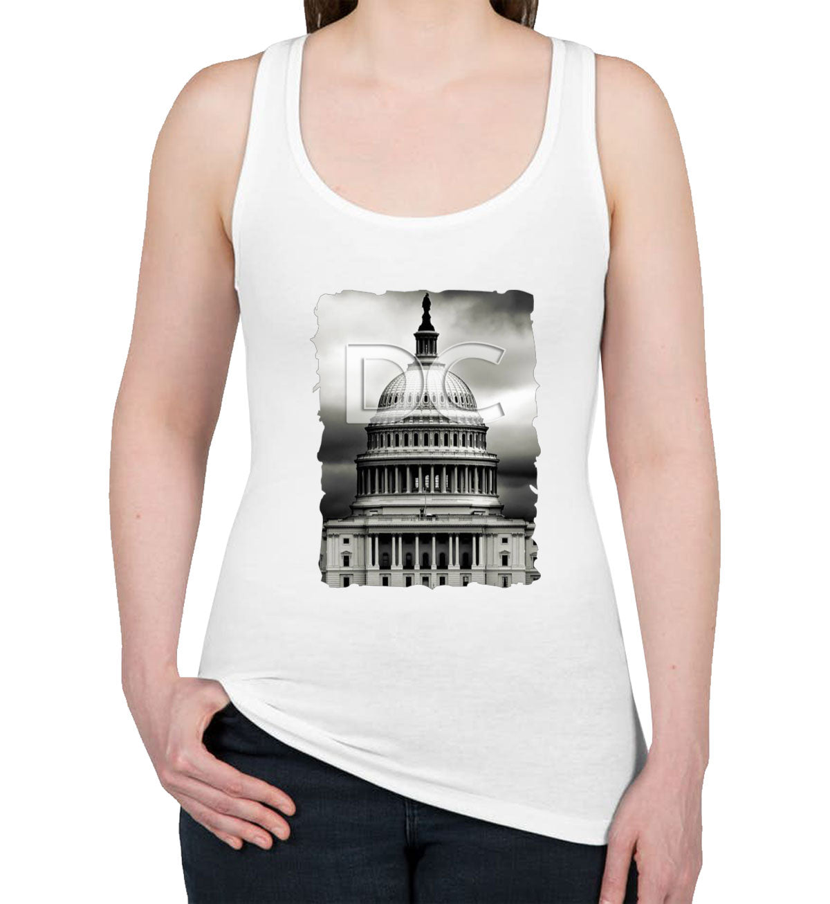 Washington DC Women's Racerback Tank Top