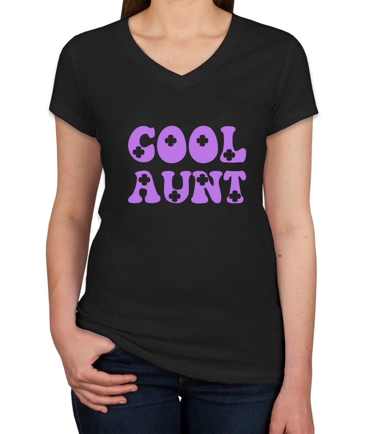 Cool Aunt Women's V Neck T-shirt