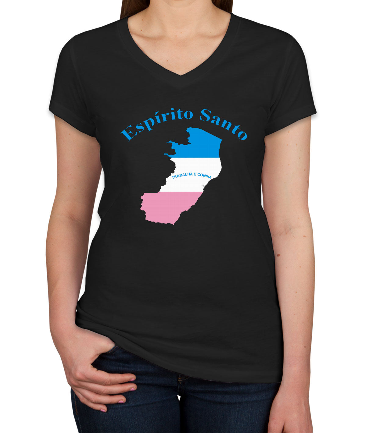 Espirito Santo Brazil Women's V Neck T-shirt