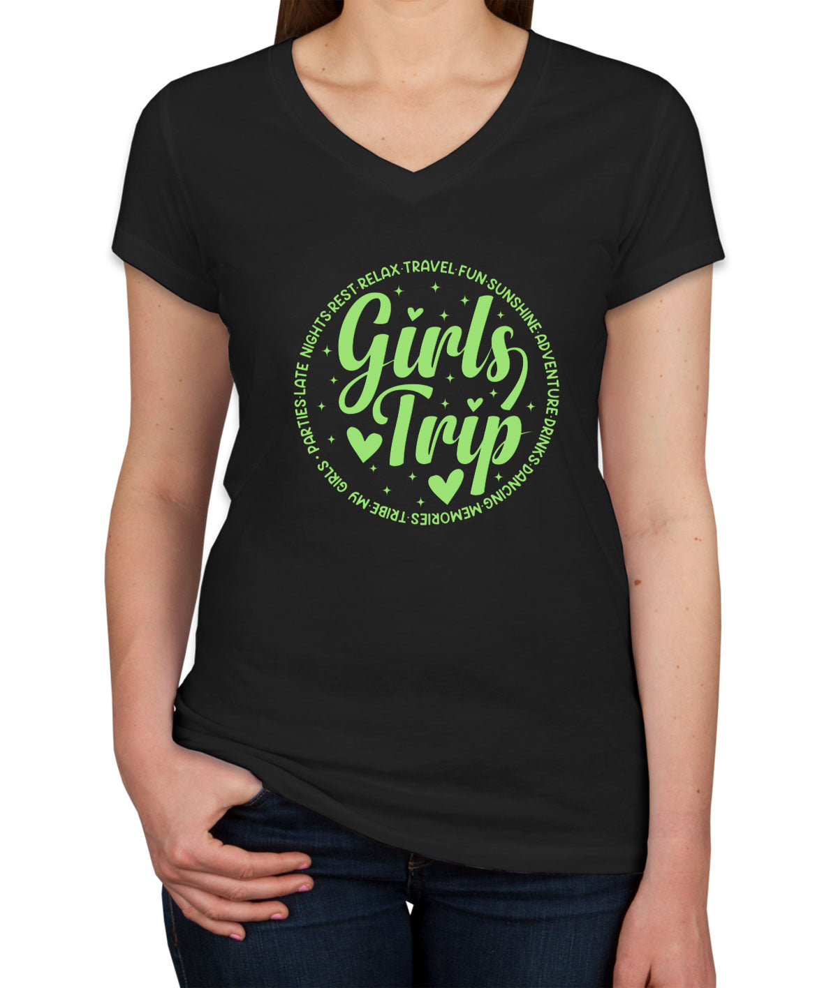 Girls Trip Women's V Neck T-shirt