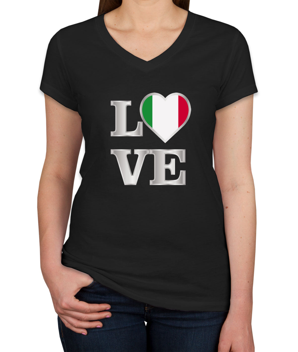 Italy Love Women's V Neck T-shirt