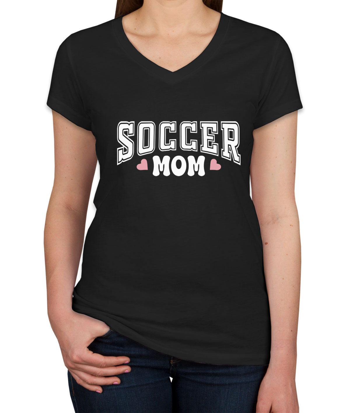 Soccer Mom Women's V Neck T-shirt