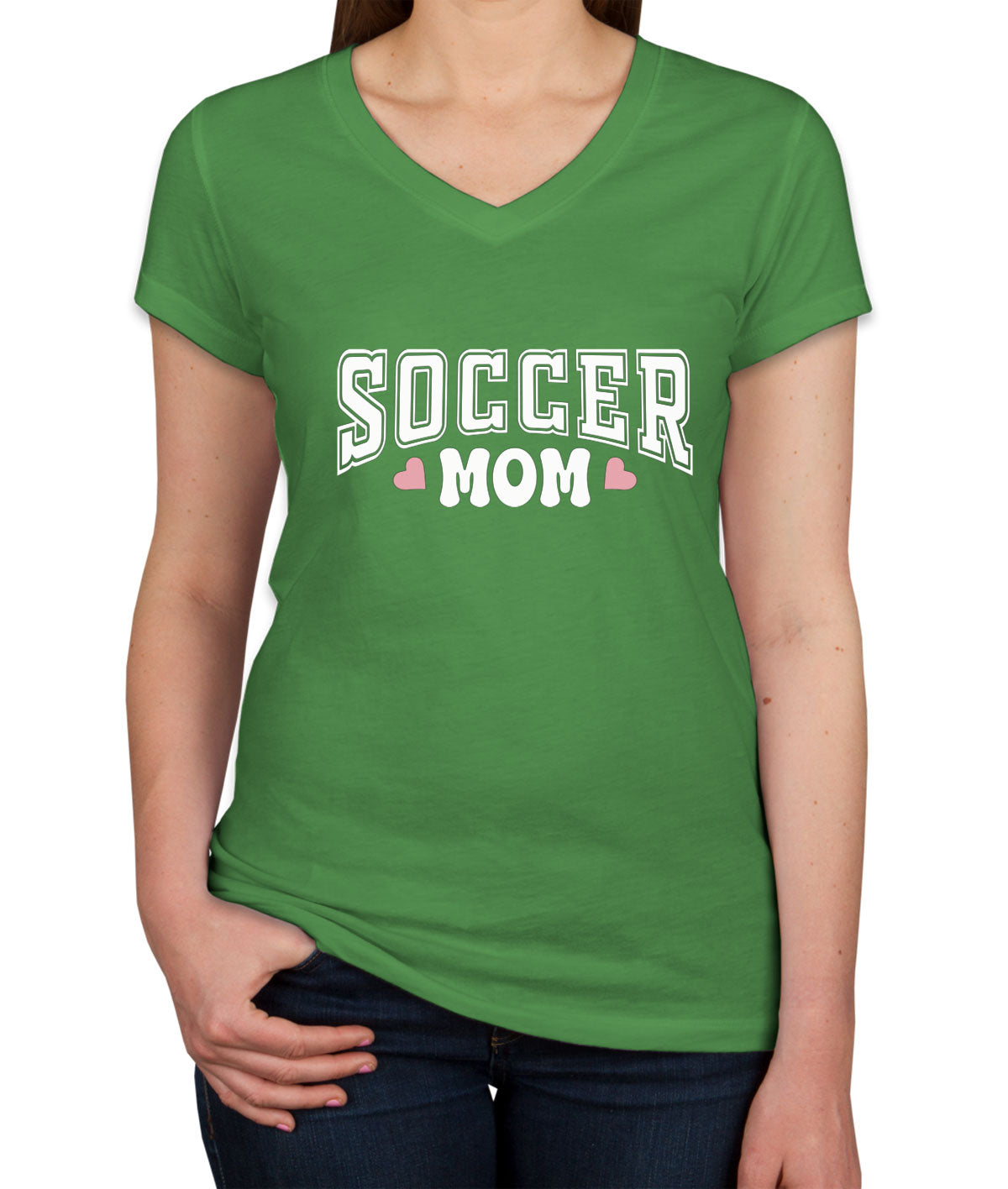 Soccer Mom Women's V Neck T-shirt