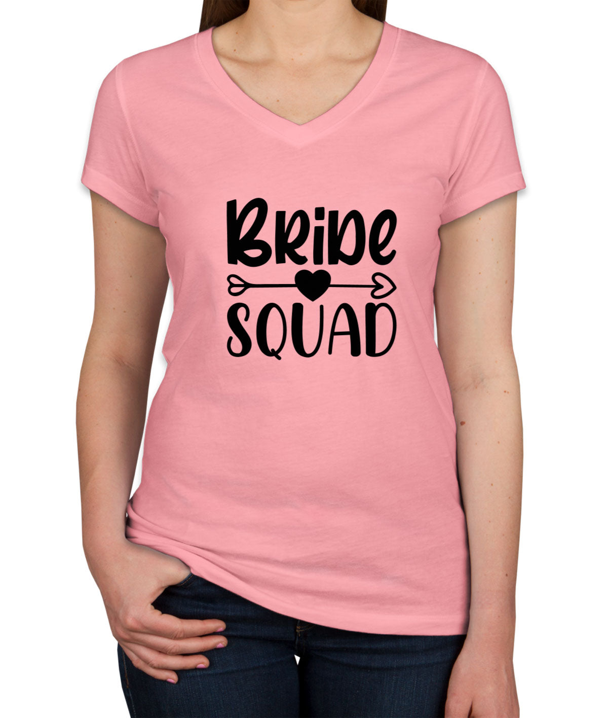 Bride Squad Women's V Neck T-shirt