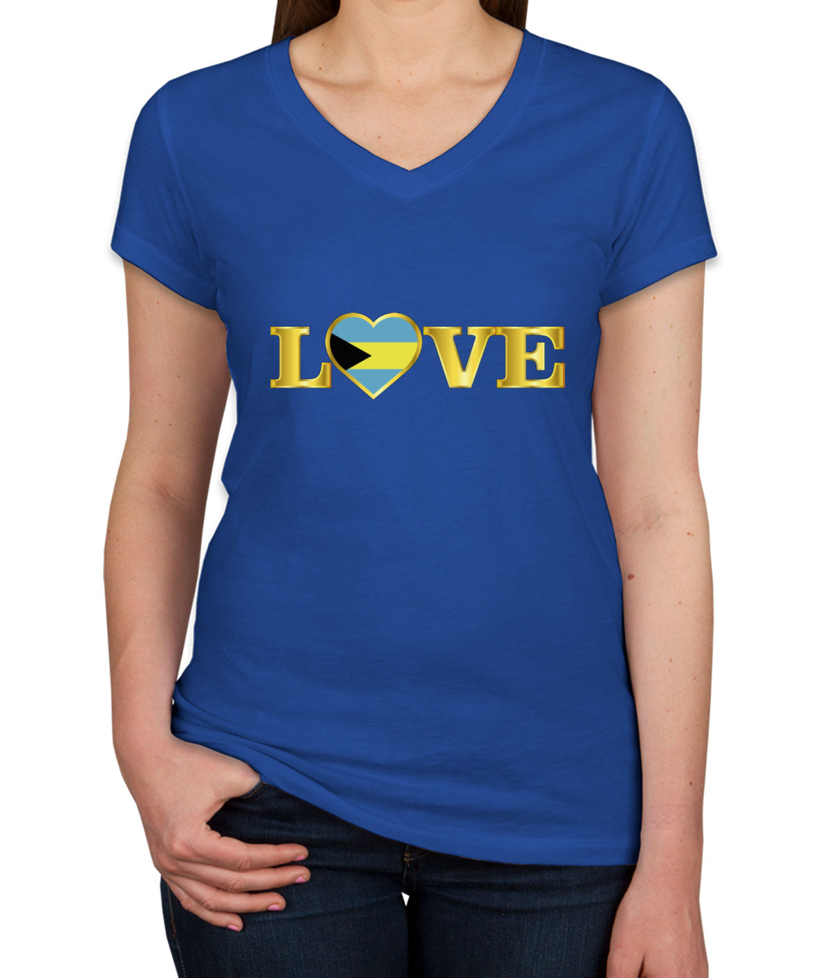 Bahamas Love Women's V Neck T-shirt