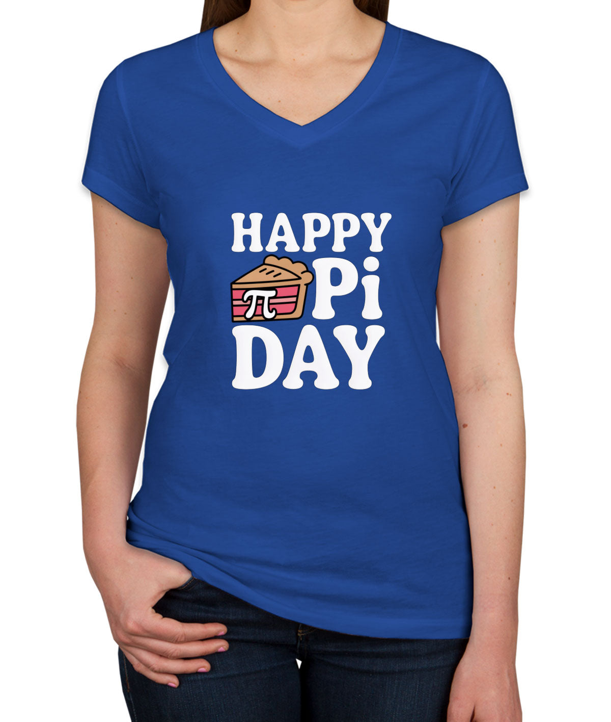 Happy Pi Day Women's V Neck T-shirt