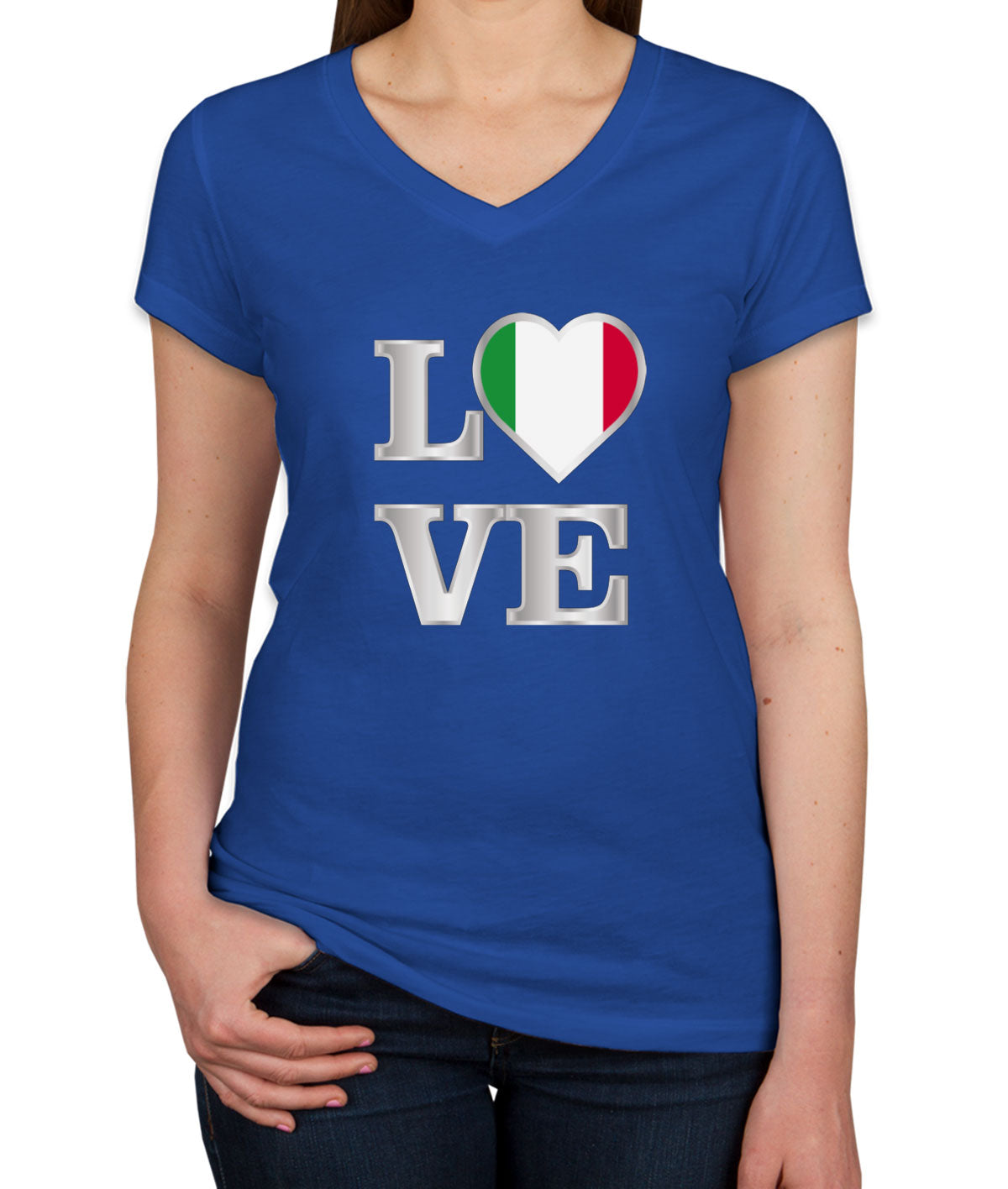 Italy Love Women's V Neck T-shirt