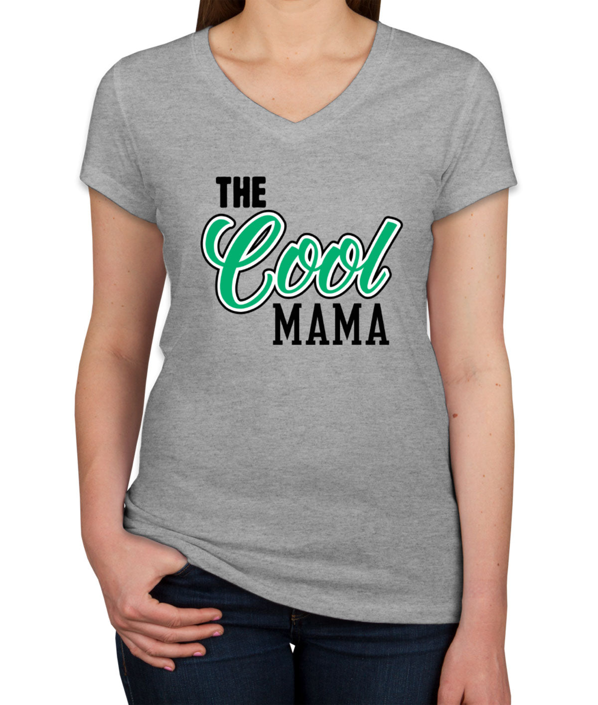 The Cool Mama Women's V Neck T-shirt