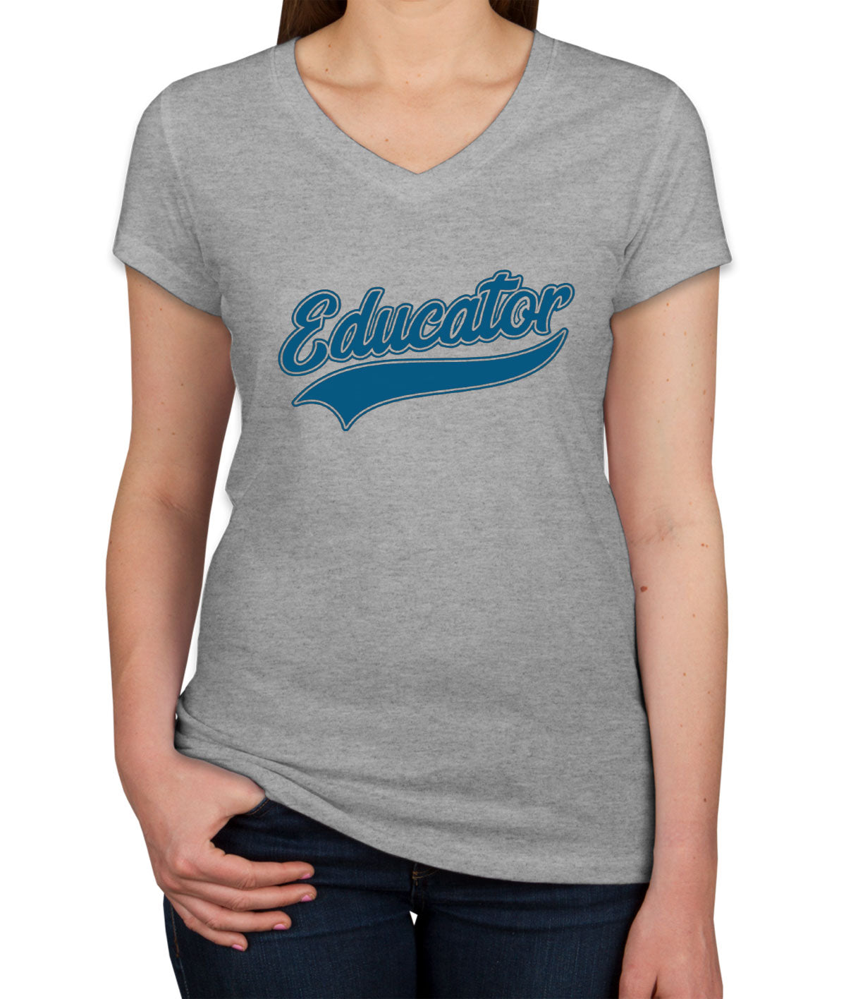 Educator Women's V Neck T-shirt