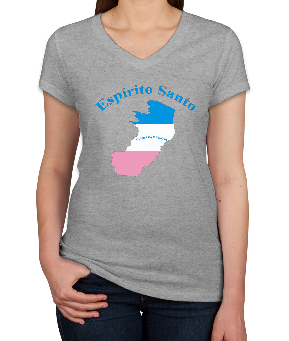 Espirito Santo Brazil Women's V Neck T-shirt