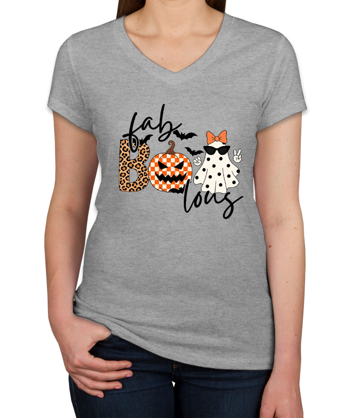 Faboolous Halloween Women's V Neck T-shirt