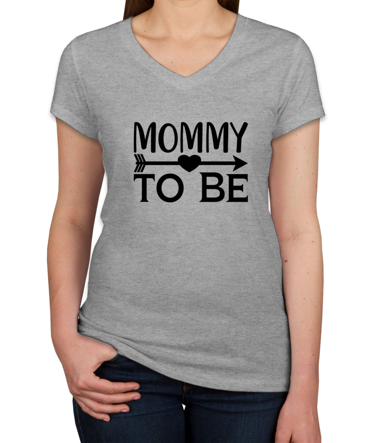 Mommy To Be Women's V Neck T-shirt