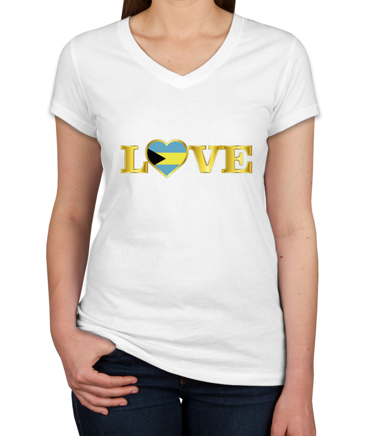 Bahamas Love Women's V Neck T-shirt