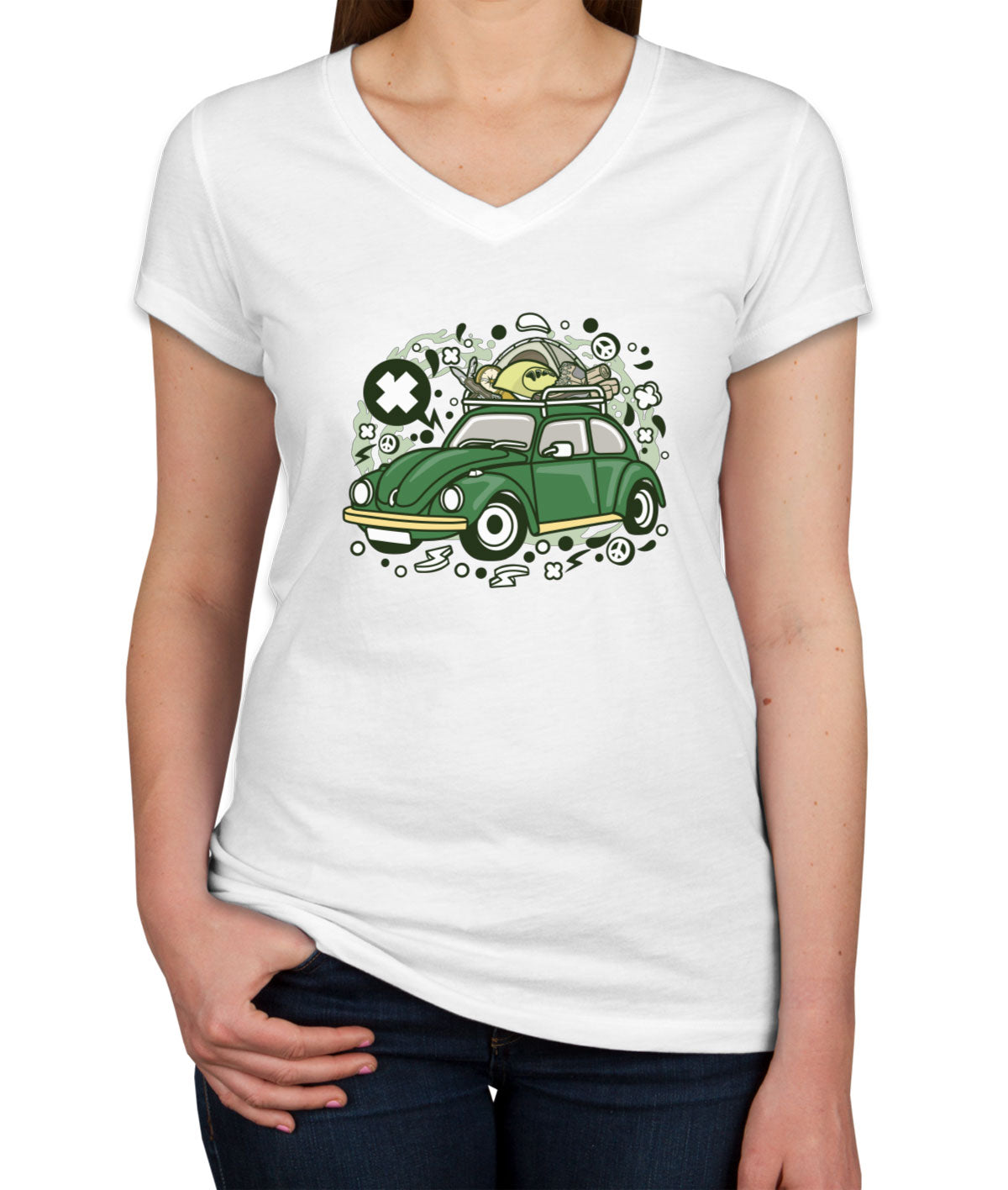 Camp Tour Women's V Neck T-shirt