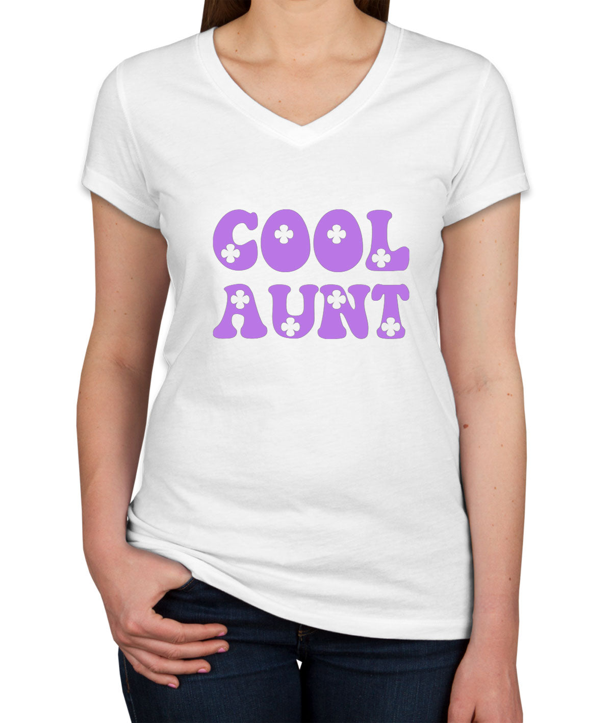 Cool Aunt Women's V Neck T-shirt