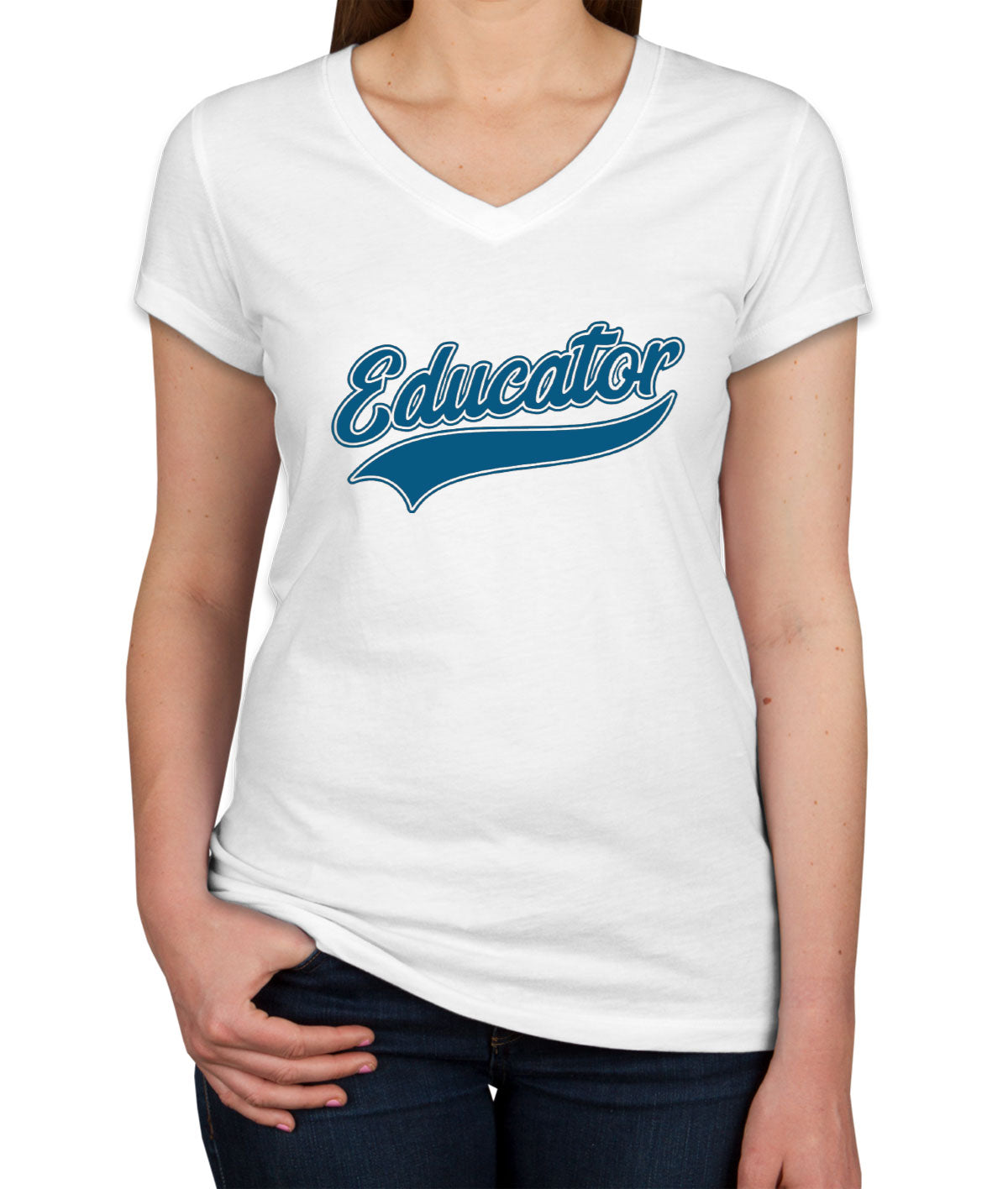 Educator Women's V Neck T-shirt