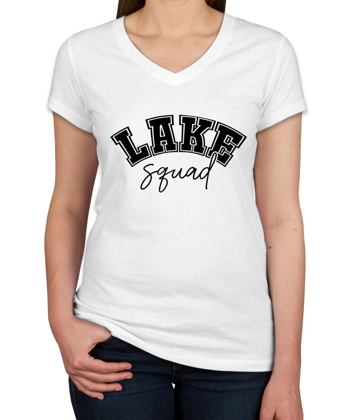 Lake Squad Women's V Neck T-shirt