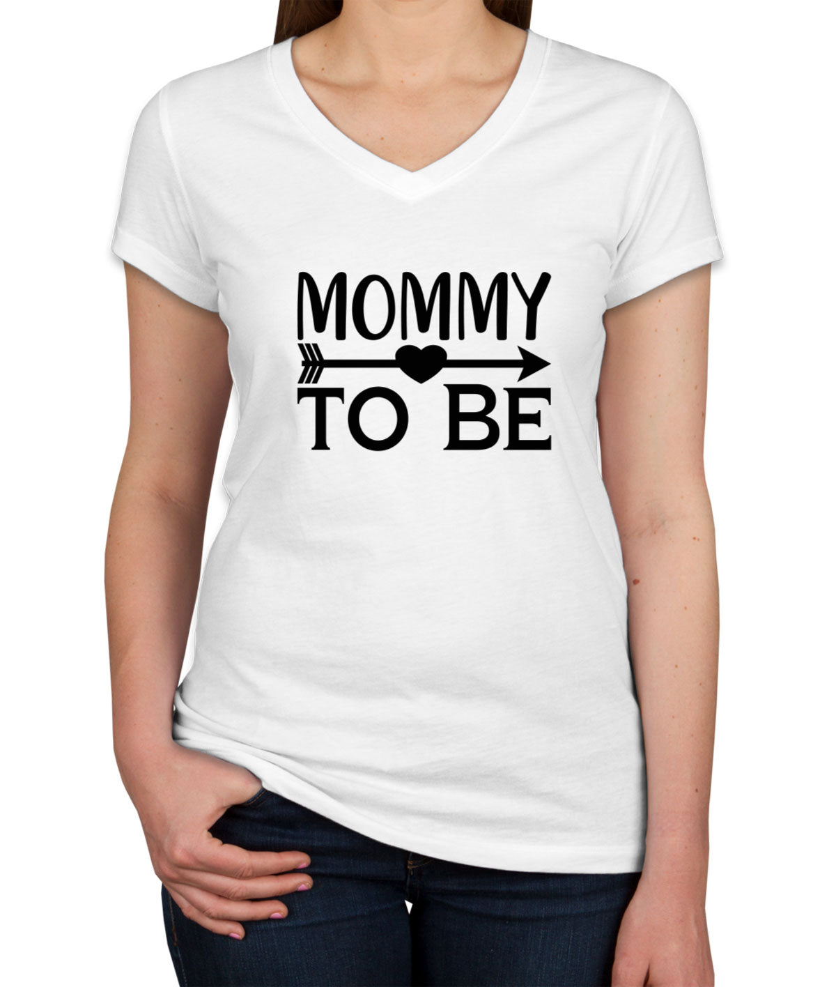 Mommy To Be Women's V Neck T-shirt