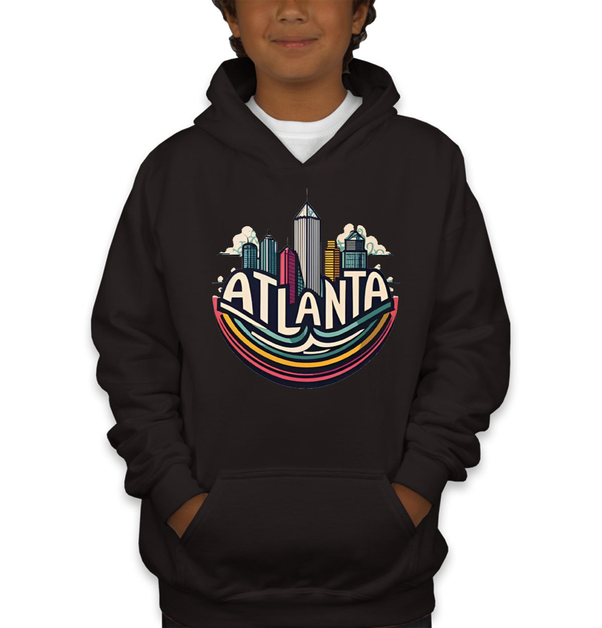 Atlanta Georgia Skyline Youth Hoodie