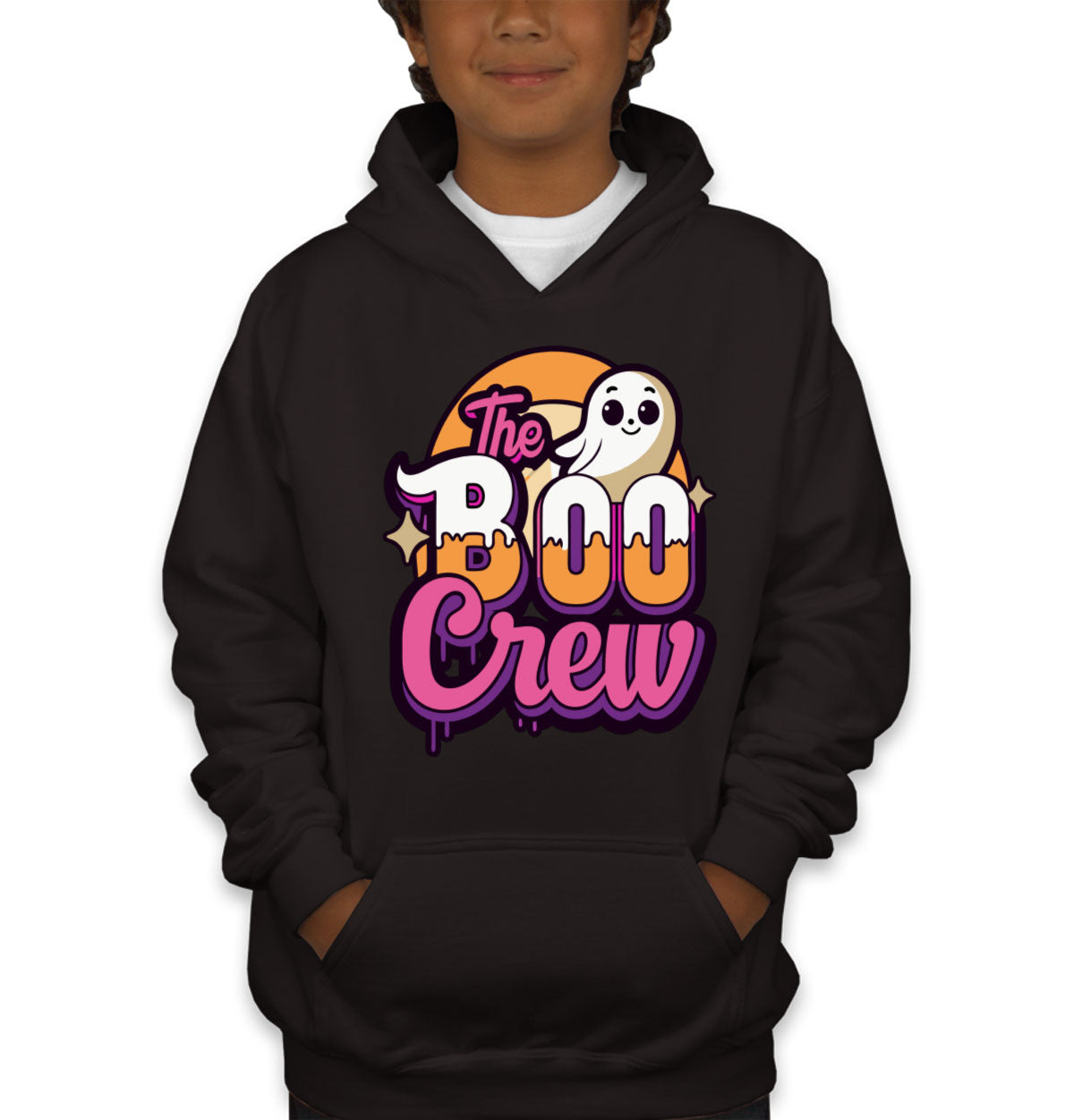 Boo Crew Halloween Youth Hoodie