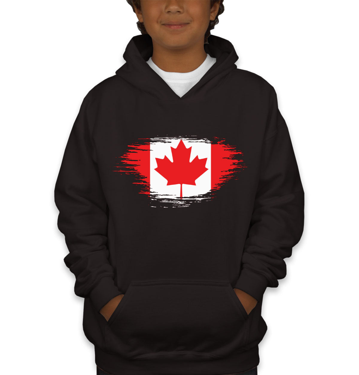 Canada Flag Youth Hoodie