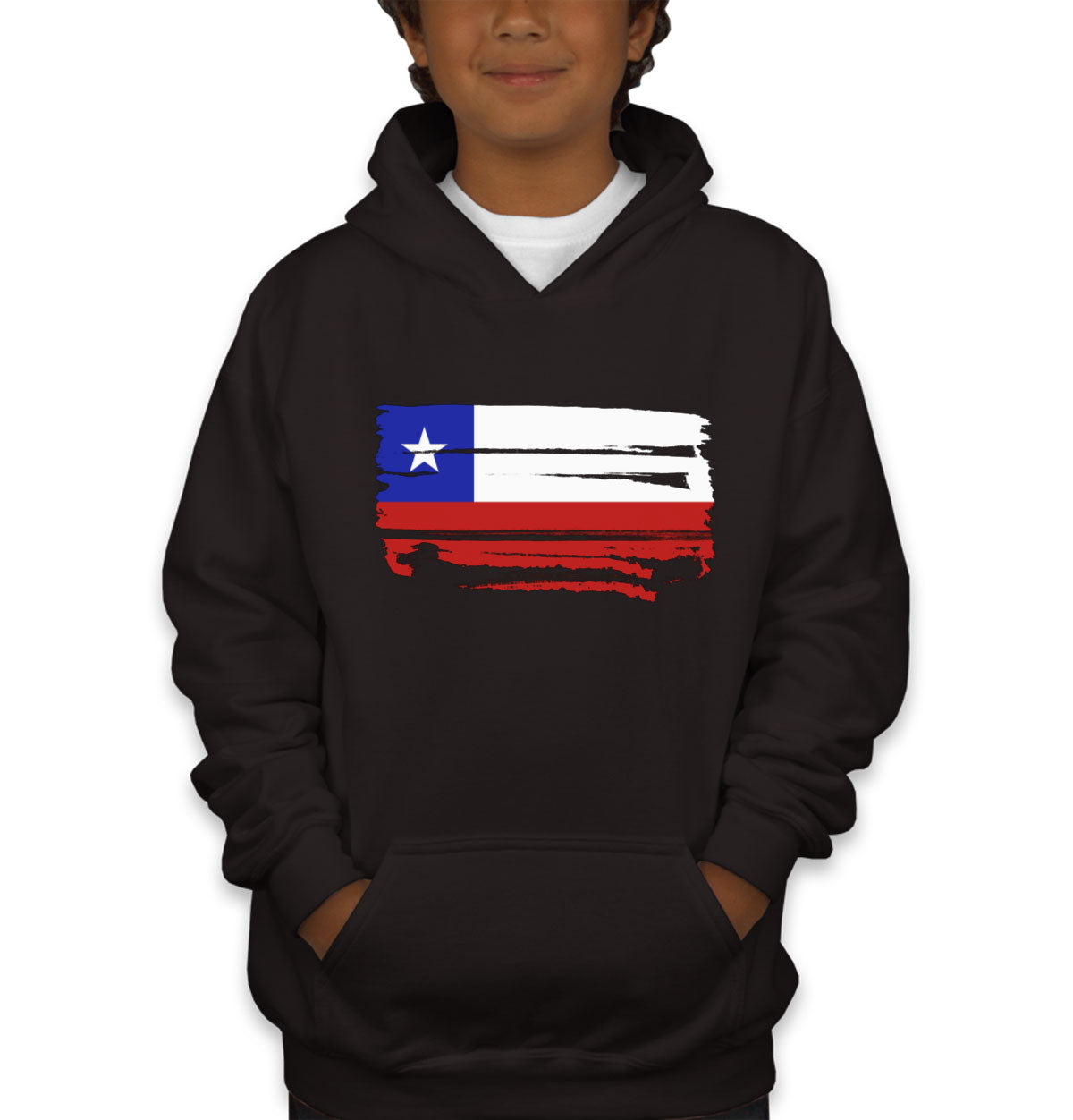 Chile Flag Youth Hoodie