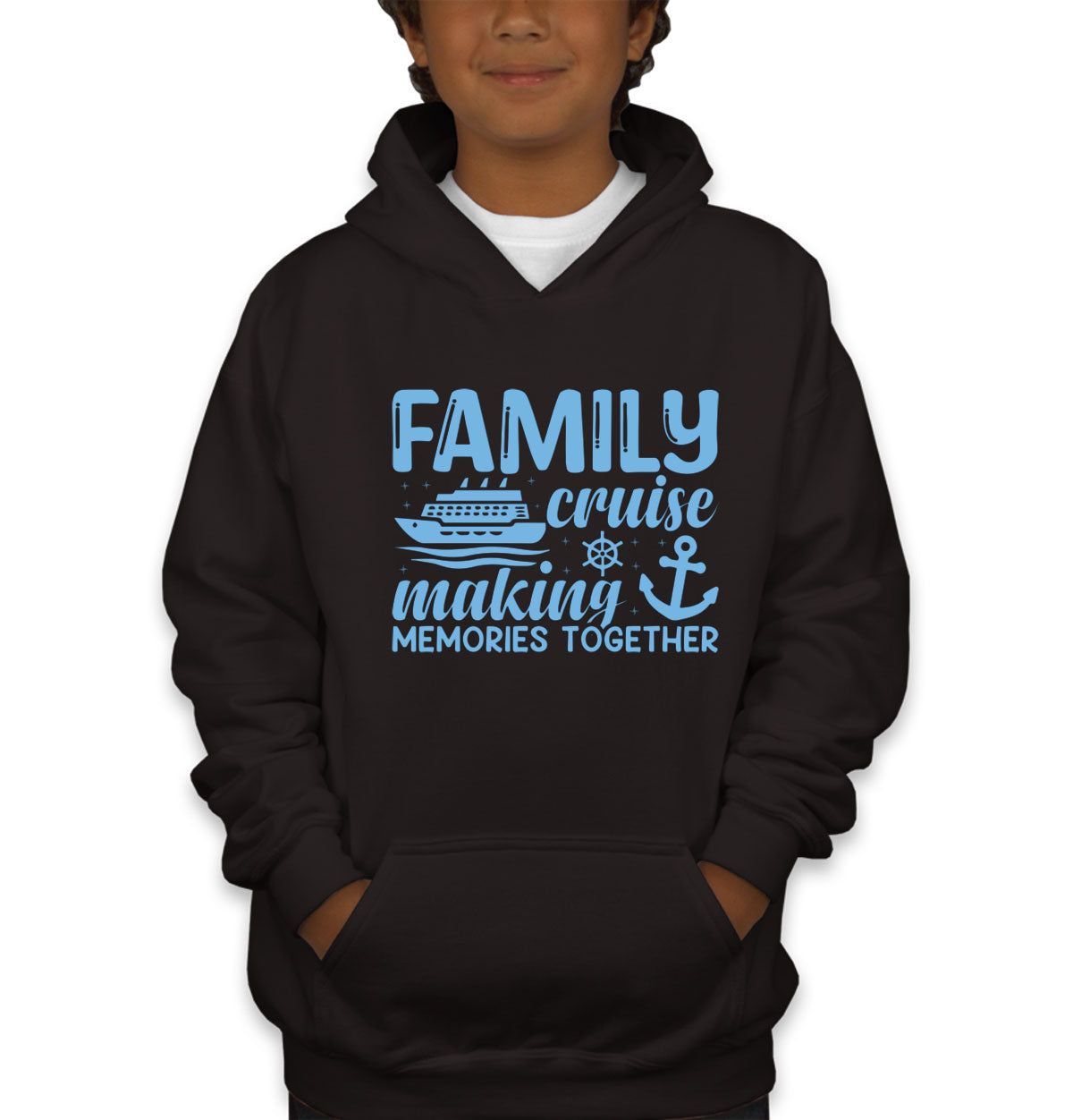 Family Cruise Making Memories Together Youth Hoodie