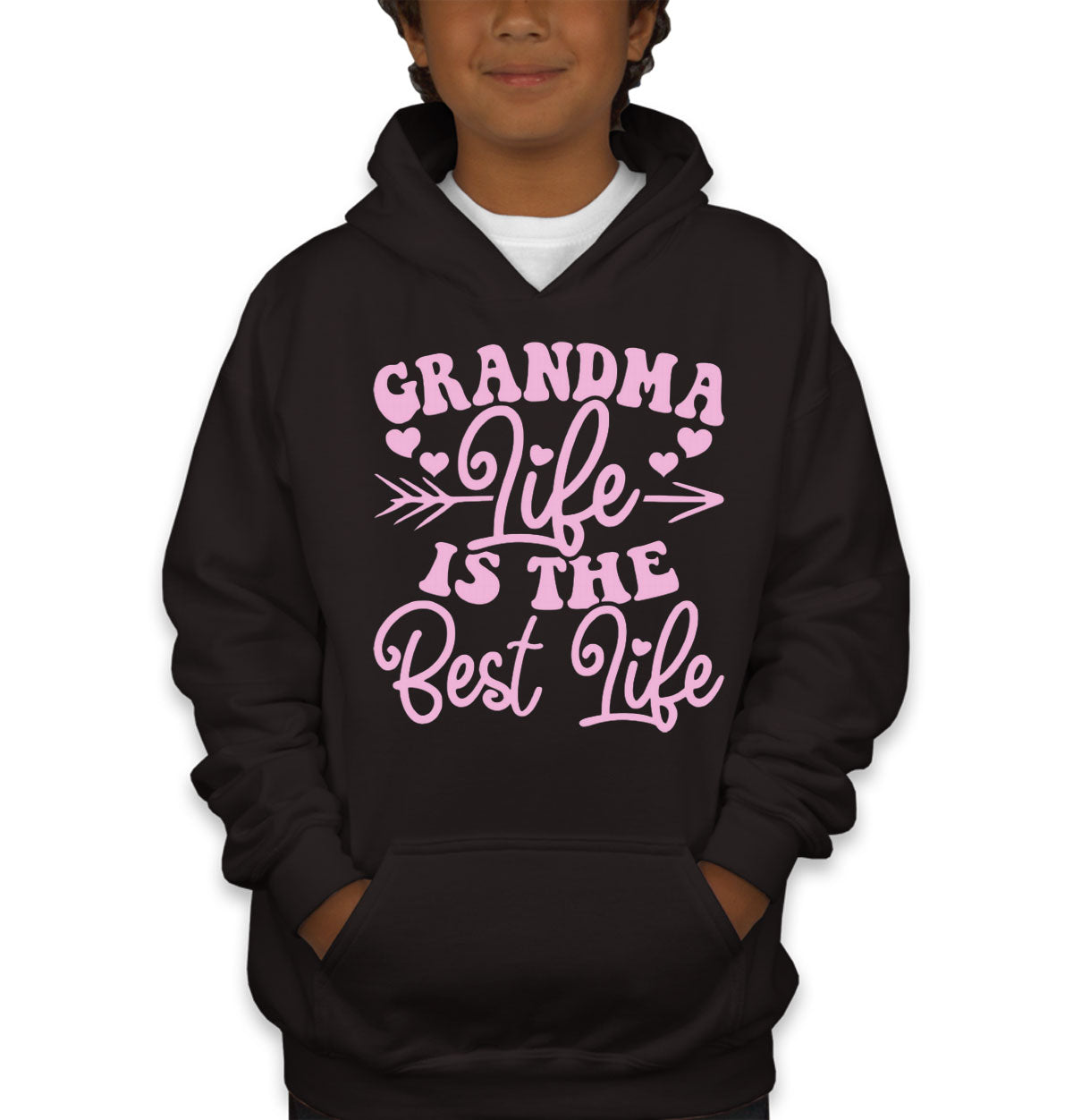 Grandma Life Is The Best Life Youth Hoodie