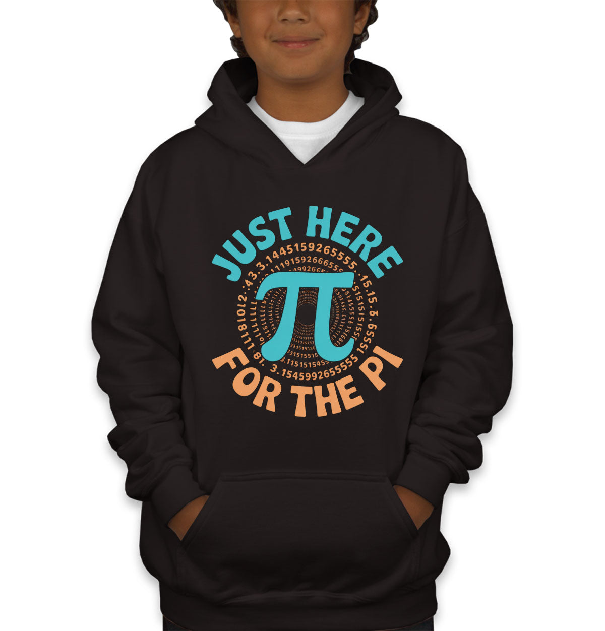 Just Here For The Pi Youth Hoodie