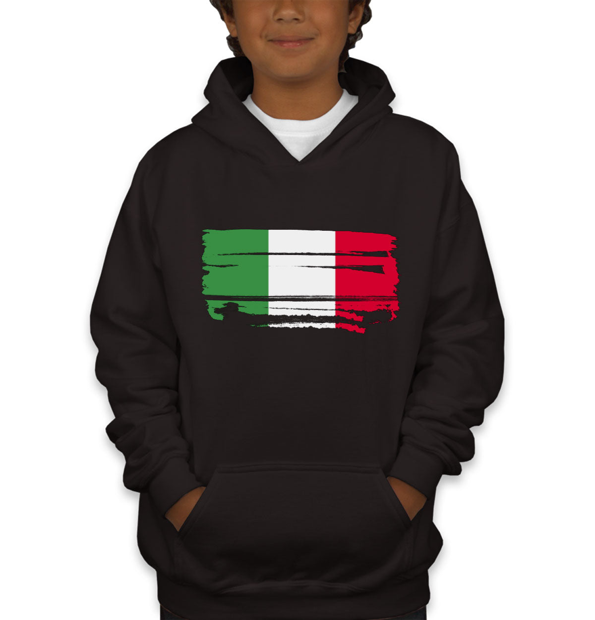 Italy Flag Youth Hoodie