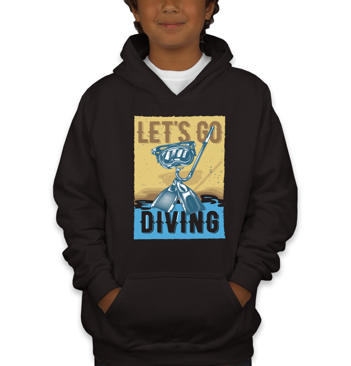 Let's Go Diving Youth Hoodie