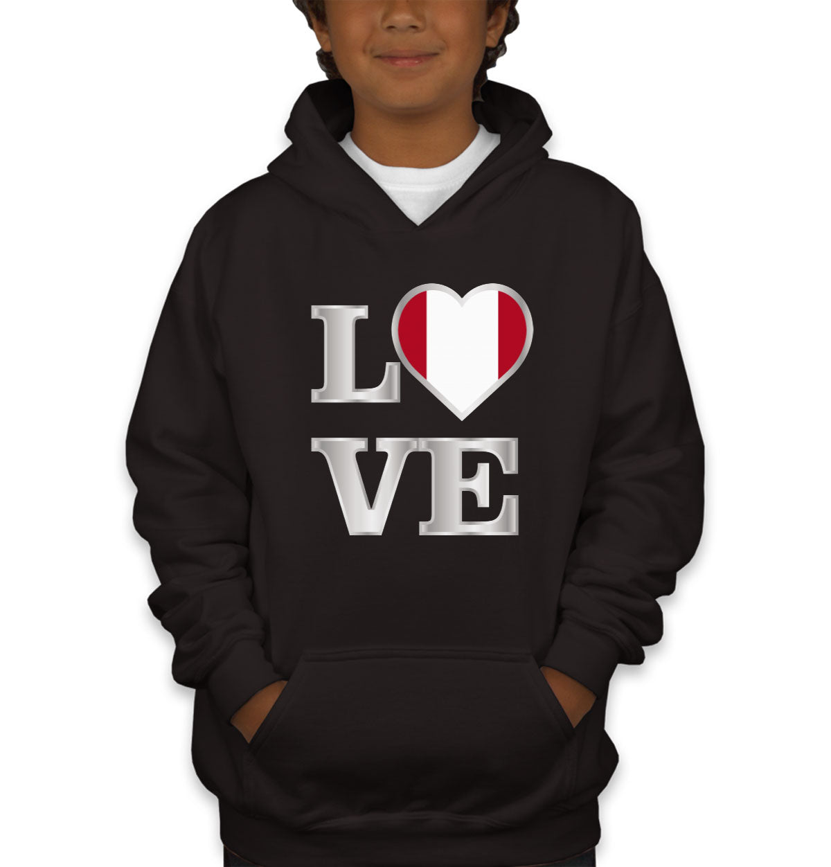 Peru Love Youth Hoodie