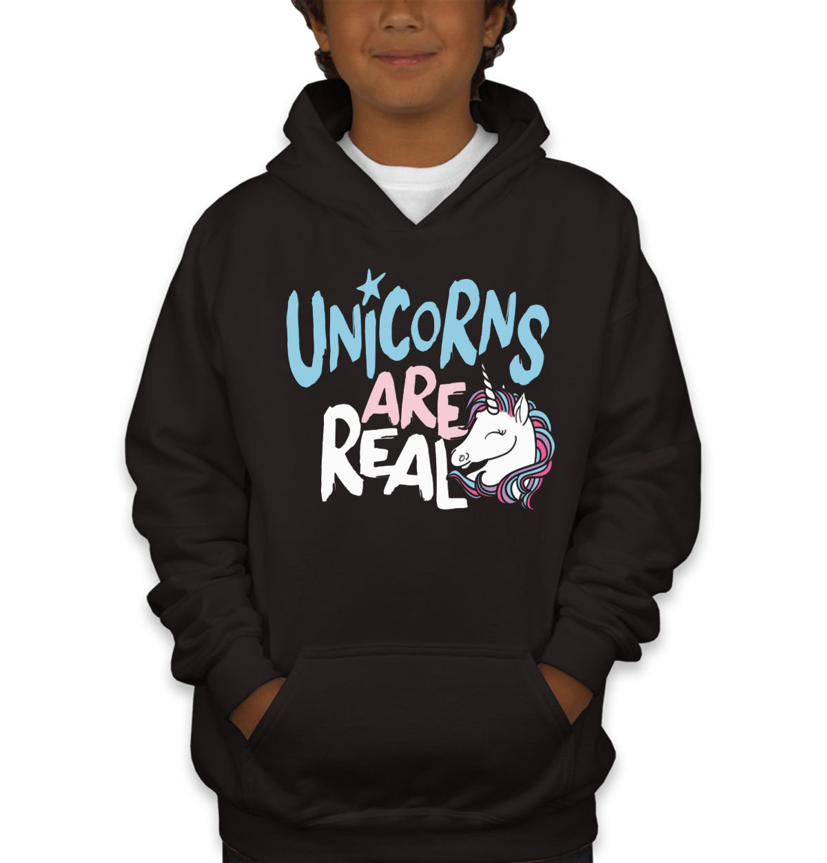 Unicorns Are Real Youth Hoodie