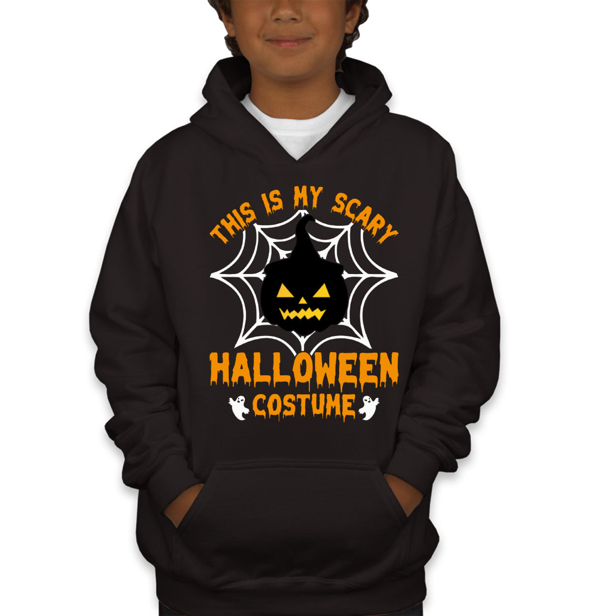 This Is My Scary Halloween Costume Youth Hoodie